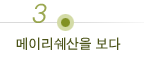 메이리쉐산을 보다