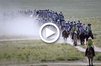 영상으로 보는 몽골에서 말타기 2014